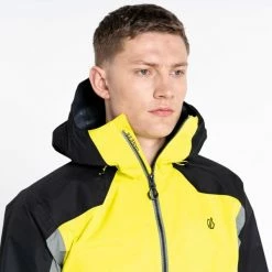 Vestes De Ski DARE 2B TOUCHPOINT II JKT AGVEGRN/NEON 22 Vert / Jaune / Noir -Vêtements hiver Homme Soldes 9 117281 dmw514 qab 06