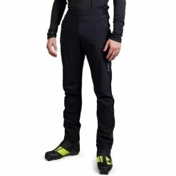 Pantalons De Ski FISCHER MICROFIBER PANTS SPEED BLACK 23 Noir