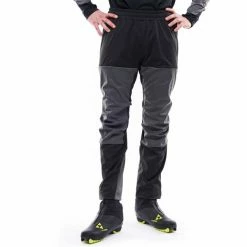 Pantalons De Ski FISCHER ASARNA SOFTSHELL PANTS BLACK-ANTHRACITE 23 Gris / Noir