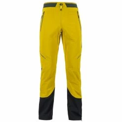 Pantalons De Ski KARPOS ALAGNA PLUS EVO PANT GOLD FLAKE/JUNGLE GREEN 23 Jaune / Noir