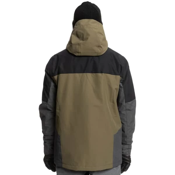 Vestes De Ski QUIKSILVER MISSION PLUS JK GRAPE LEAF 23 Noir / Vert 4 Vestes De Ski QUIKSILVER MISSION PLUS JK GRAPE LEAF 23 Noir / Vert – Image 2