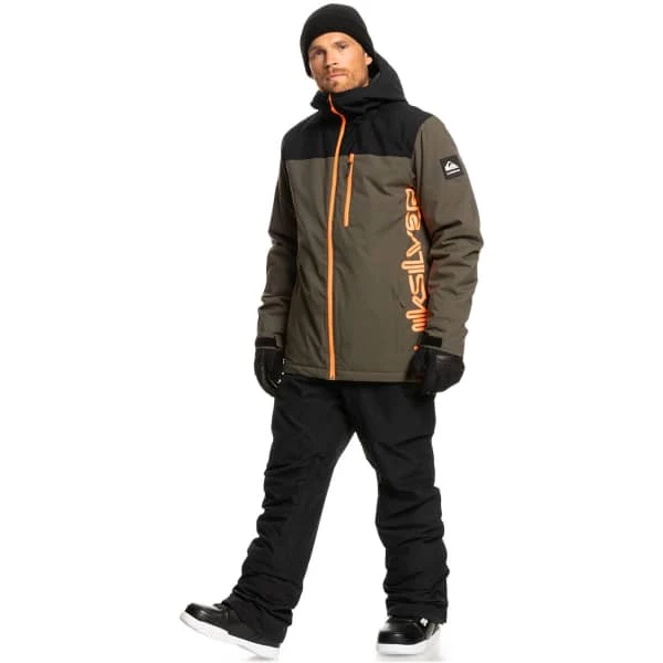 Vestes De Ski QUIKSILVER MORTON JK GRAPE LEAF 23 Gris / Noir / Orange 4 Vestes De Ski QUIKSILVER MORTON JK GRAPE LEAF 23 Gris / Noir / Orange – Image 2