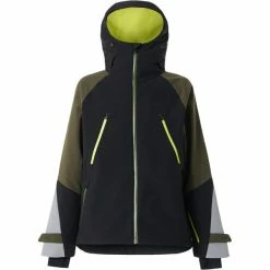 Vestes De Ski OAKLEY SILVER FOX SOFT SHELL BLACK OUT 20 Noir / Vert