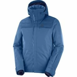 Vestes De Ski SALOMON STORMBRAVER JKT M POSEIDON 20 Bleu