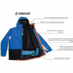 Vestes De Ski 686 MN HYDRASTASH CANTEEN INSL JKT STRATA BLUE COLORBLOCK 20 Bleu / Noir 13 Vestes De Ski 686 MN HYDRASTASH CANTEEN INSL JKT STRATA BLUE COLORBLOCK 20 Bleu / Noir -Vêtements hiver Homme Soldes 9 72279 mn hydrastash canteen insl jkt strata blue colorblock l9w117 strb 06