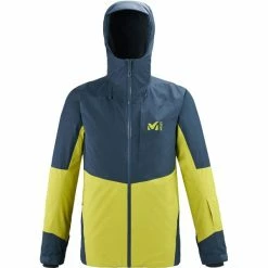Vestes De Ski MILLET NISEKO GTX JKT M WILD LIME/ORION BLUE 22 Jaune / Bleu