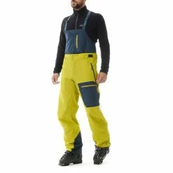 Pantalons De Ski MILLET MEIJE 3L REMOVABLE BIB M WILD LIME/ORION BLUE 22 Jaune / Bleu -Vêtements hiver Homme Soldes 9 74533 meije 3l removable bib m wild lime orion blue miv8765 9165 02