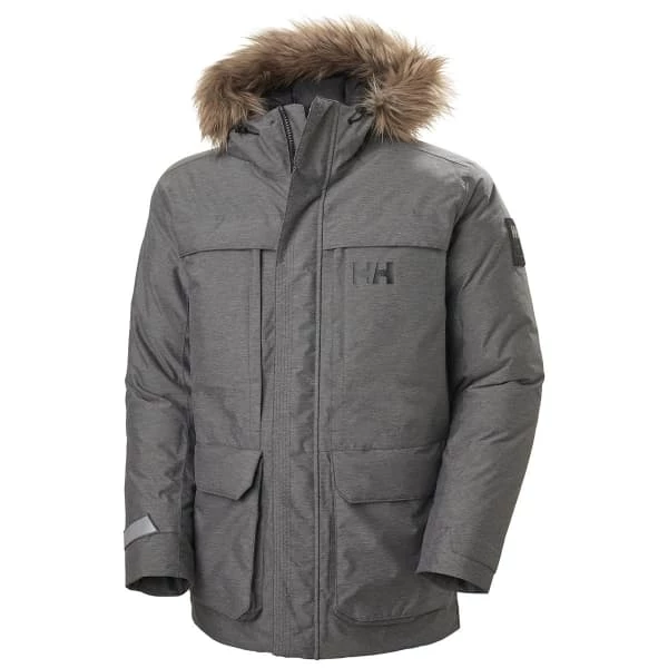 Vestes De Ski HELLY HANSEN NORDSJO PARKA GREY MELANGE 23 Gris 3 Vestes De Ski HELLY HANSEN NORDSJO PARKA GREY MELANGE 23 Gris