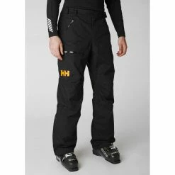 Pantalons De Ski HELLY HANSEN SOGN CARGO PANT BLACK 22 Orange -Vêtements hiver Homme Soldes 9 75097 sogn cargo pant black 65673 991 03