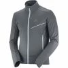 Vestes De Ski SALOMON RS SOFTSHELL JKT M EBONY 21 Gris -Vêtements hiver Homme Soldes 9 75212 lc1371600 01