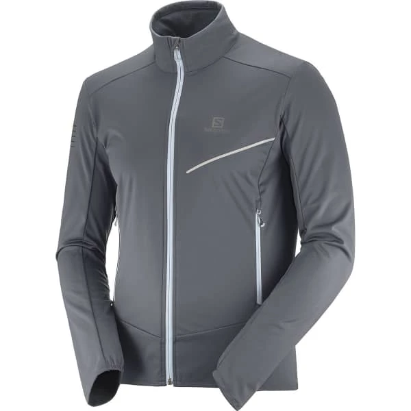Vestes De Ski SALOMON RS SOFTSHELL JKT M EBONY 21 Gris 3 Vestes De Ski SALOMON RS SOFTSHELL JKT M EBONY 21 Gris