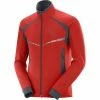 Vestes De Ski SALOMON RS WARM SOFTSHELL JKT M GOJI BERRY/EBONY 21 Rouge -Vêtements hiver Homme Soldes 9 75214 lc1371000 01