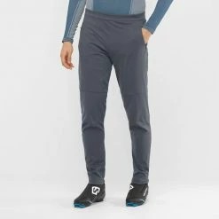 Pantalons De Ski SALOMON RS SOFTSHELL PANT M EBONY 21 Gris -Vêtements hiver Homme Soldes 9 75216 lc1410300 04