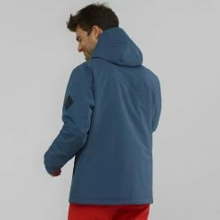Vestes De Ski SALOMON POWDERSTASH JACKET M DARK DENIM/NIGHT SKY/MOOD INDIGO 21 Bleu -Vêtements hiver Homme Soldes 9 76921 powderstash jacket m dark denim night sky mood indigo lc1398300 03