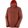 Vestes De Ski SALOMON POWDERSTASH JACKET M MADDER BROWN/GOJI BERRY 21 Marron -Vêtements hiver Homme Soldes 9 76922 powderstash jacket m madder brown goji berry lc1398400 01