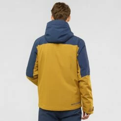 Vestes De Ski SALOMON UNTRACKED JACKET M CUMIN/DARK DENIM/HEATHER 21 Marron / Bleu 11 Vestes De Ski SALOMON UNTRACKED JACKET M CUMIN/DARK DENIM/HEATHER 21 Marron / Bleu -Vêtements hiver Homme Soldes 9 76932 untracked jacket m cumin dark denim heather lc1402400 05