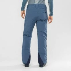 Pantalons De Ski SALOMON BRILLIANT PANT M DARK DENIM 21 Bleu -Vêtements hiver Homme Soldes 9 76945 brilliant pant m dark denim lc1433300 05