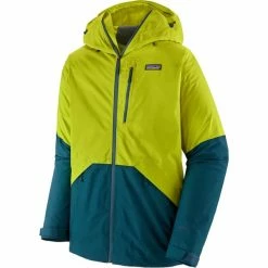 Vestes De Ski PATAGONIA M'S SNOWSHOT JKT CHARTREUSE 21 Vert / Bleu