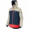 Vestes De Ski PICTURE TRACK JKT DARK BLUE 22 Bleu / Beige -Vêtements hiver Homme Soldes 9 79690 track jkt dark blue mvt292 b 01