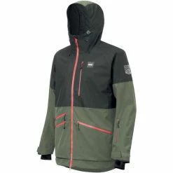 Vestes De Ski PICTURE STONE JKT BLACK 22 Noir / Vert