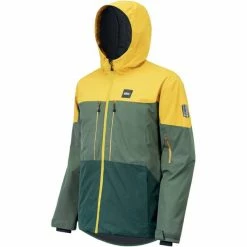 Vestes De Ski PICTURE OBJECT JKT LYCHEN FOREST GREEN 22 Vert / Jaune