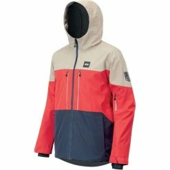 Vestes De Ski PICTURE OBJECT JKT RED DARK BLUE 22 Beige / Rouge / Bleu