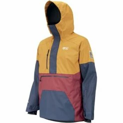 Vestes De Ski PICTURE TRIFID JKT CAMEL DARK BLUE 21 Marron / Bleu / Rouge