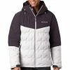 Vestes De Ski COLUMBIA WILD CARD DOWN JACKET NIMBUS GREY 21 Gris / Violet -Vêtements hiver Homme Soldes 9 80311 wild card down jacket nimbus grey 1864262 043 01