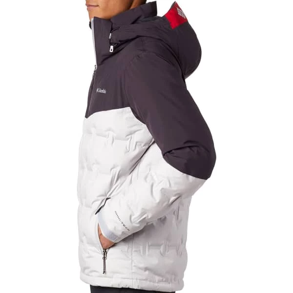 Vestes De Ski COLUMBIA WILD CARD DOWN JACKET NIMBUS GREY 21 Gris / Violet 5 Vestes De Ski COLUMBIA WILD CARD DOWN JACKET NIMBUS GREY 21 Gris / Violet – Image 3