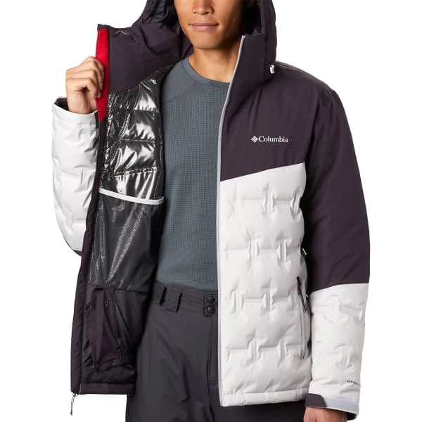 Vestes De Ski COLUMBIA WILD CARD DOWN JACKET NIMBUS GREY 21 Gris / Violet 8 Vestes De Ski COLUMBIA WILD CARD DOWN JACKET NIMBUS GREY 21 Gris / Violet – Image 6