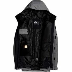 Vestes De Ski QUIKSILVER MISSION SOLID JK HEATHER GREY 23 Gris -Vêtements hiver Homme Soldes 9 80602 mission solid jk heather grey eqytj03266 sje0 03