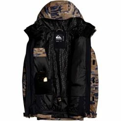 Vestes De Ski QUIKSILVER MISSION PRINTED JK MILITARY OLIVE GPS POINT 21 Marron / Vert -Vêtements hiver Homme Soldes 9 80605 mission printed jk military olive gps point eqytj03267 cqw1 03