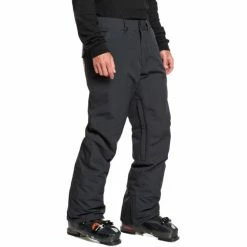 Pantalons De Ski QUIKSILVER ESTATE PT BLACK HEATHER 23 Gris -Vêtements hiver Homme Soldes 9 80616 estate pt black heather eqytp03146 krph 04