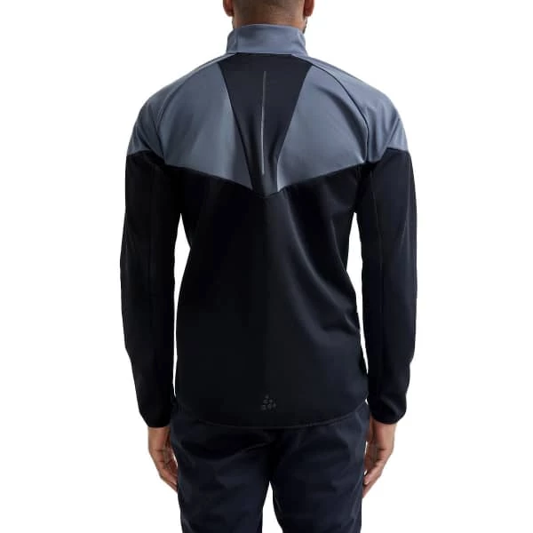 Vestes De Ski CRAFT GLIDE BLOCK JKT ASPHALT/BLACK 21 Gris / Noir 5 Vestes De Ski CRAFT GLIDE BLOCK JKT ASPHALT/BLACK 21 Gris / Noir – Image 3