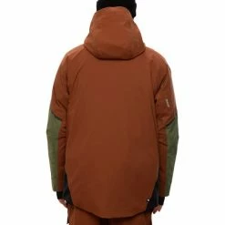 Vestes De Ski 686 MNS GLCR GORE WEAPON SMRTY JKT CLAY CLRBLK 21 Marron / Vert / Noir -Vêtements hiver Homme Soldes 9 80800 mns glcr gore weapon smrty jkt clay clrblk m0w101 ccbl 03