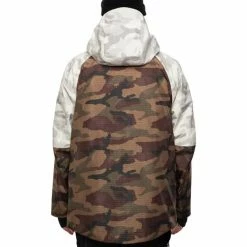 Vestes De Ski 686 MNS GLCR GORE HYDRA THERMA JKT CAMO CLRBLK 21 Blanc / Vert / Marron -Vêtements hiver Homme Soldes 9 80804 mns glcr gore hydra therma jkt camo clrblk m0w103 ccb 02