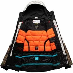 Vestes De Ski 686 MNS GLCR GORE HYDRA THERMA JKT CAMO CLRBLK 21 Blanc / Vert / Marron -Vêtements hiver Homme Soldes 9 80804 mns glcr gore hydra therma jkt camo clrblk m0w103 ccb 04