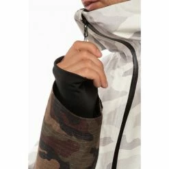 Vestes De Ski 686 MNS GLCR GORE HYDRA THERMA JKT CAMO CLRBLK 21 Blanc / Vert / Marron -Vêtements hiver Homme Soldes 9 80804 mns glcr gore hydra therma jkt camo clrblk m0w103 ccb 06