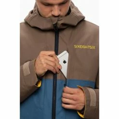 Vestes De Ski 686 MNS SMARTY 3-IN-1 FORM JACKET TOBACCO CLRBLK 21 Marron / Bleu / Noir -Vêtements hiver Homme Soldes 9 80891 mns smarty 3 in 1 form jacket tobacco clrblk m0w110 tocb 06