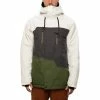 Vestes De Ski 686 MNS GEO INSULATED JACKET BIRCH WASH CLRBLK 21 Blanc / Gris / Vert -Vêtements hiver Homme Soldes 9 80893 mns geo insulated jacket birch wash clrblk mow113 bwcb 01