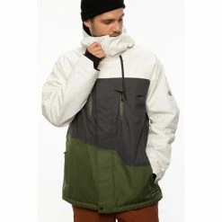 Vestes De Ski 686 MNS GEO INSULATED JACKET BIRCH WASH CLRBLK 21 Blanc / Gris / Vert 11 Vestes De Ski 686 MNS GEO INSULATED JACKET BIRCH WASH CLRBLK 21 Blanc / Gris / Vert -Vêtements hiver Homme Soldes 9 80893 mns geo insulated jacket birch wash clrblk mow113 bwcb 04