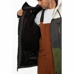 Vestes De Ski 686 MNS GEO INSULATED JACKET BIRCH WASH CLRBLK 21 Blanc / Gris / Vert 13 Vestes De Ski 686 MNS GEO INSULATED JACKET BIRCH WASH CLRBLK 21 Blanc / Gris / Vert -Vêtements hiver Homme Soldes 9 80893 mns geo insulated jacket birch wash clrblk mow113 bwcb 06