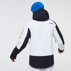 Vestes De Ski OAKLEY TNP BZI JACKET BLACK/WHITE 22 Blanc / Noir -Vêtements hiver Homme Soldes 9 81668 tnp bzi jacket black white foa400932 022 05