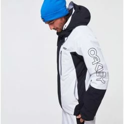 Vestes De Ski OAKLEY TNP BZI JACKET BLACK/WHITE 22 Blanc / Noir -Vêtements hiver Homme Soldes 9 81668 tnp bzi jacket black white foa400932 022 06