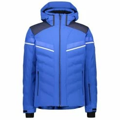 Vestes De Ski CMP MAN JACKET ZIP HOOD ROYAL 22 Bleu