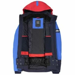 Vestes De Ski CMP MAN JACKET ZIP HOOD BLU SCURO 22 Bleu / Rouge -Vêtements hiver Homme Soldes 9 81828 man jacket zip hood blu scuro 30w0447 n950 05