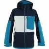 Vestes De Ski BURTON M PEASY JK DRSBLU/STOWHT/BAYBLU 21 Bleu / Blanc