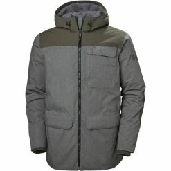 Vestes De Ski HELLY HANSEN HUDSON PARKA BELUGA 21 Gris