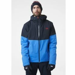 Vestes De Ski HELLY HANSEN RIVA LIFALOFT JACKET ELECTRIC BLUE 21 Bleu -Vêtements hiver Homme Soldes 9 85043 riva lifaloft jacket electric blue 65741 639 03