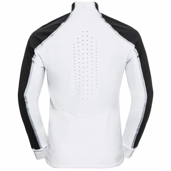 Vestes De Ski ODLO AEOLUS PRO JKT WHITE/BLACK 21 Blanc / Noir 4 Vestes De Ski ODLO AEOLUS PRO JKT WHITE/BLACK 21 Blanc / Noir – Image 2